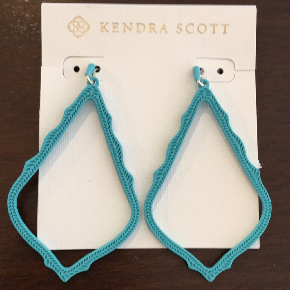 Kendra Scott Aqua Howlite Sophee. NWT.